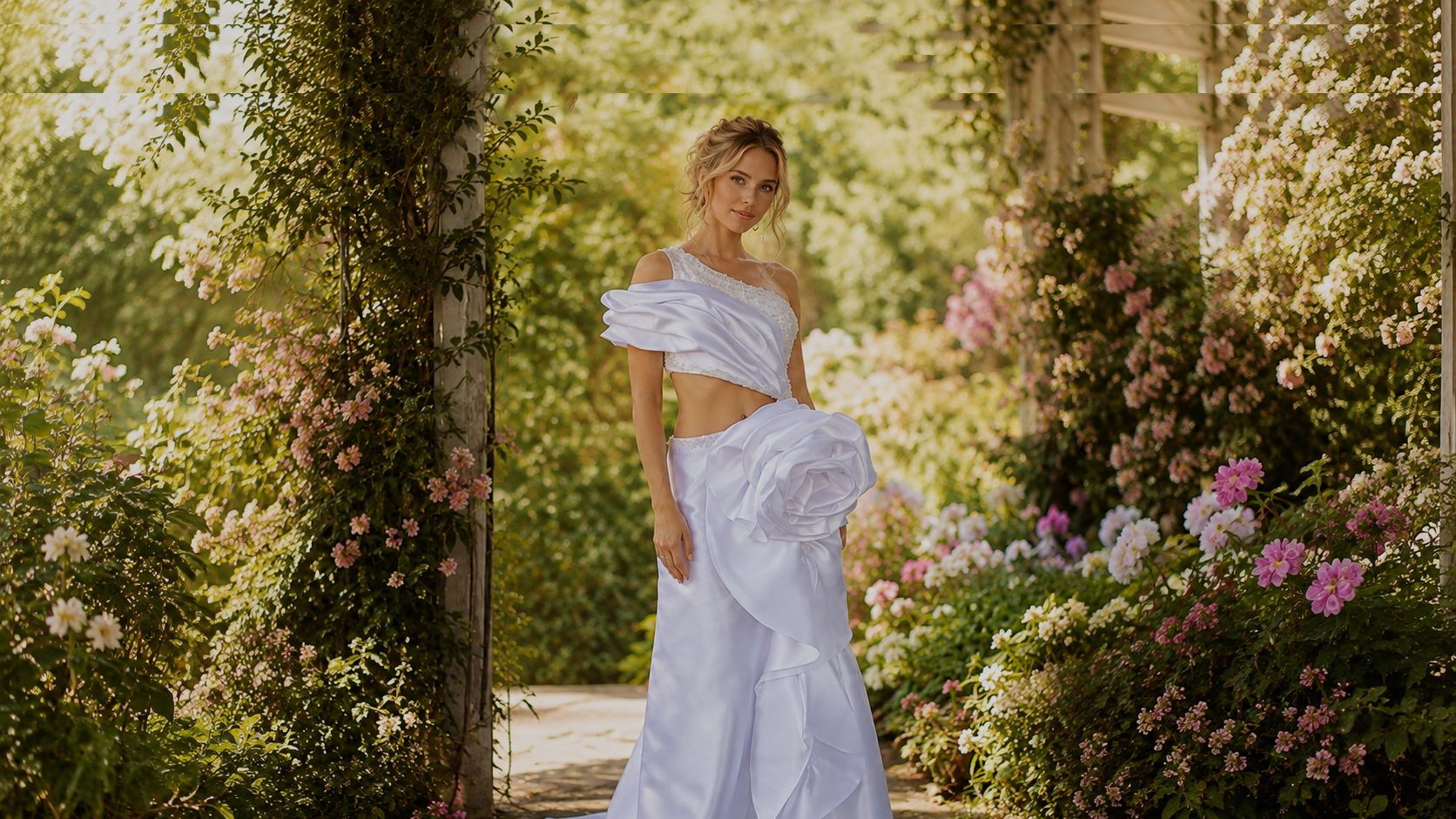 Lilian no Jardim